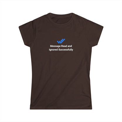 T-shirt donna «Ignored»
