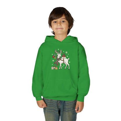 Felpa con cappuccio elfo bambini – Renna di Natale