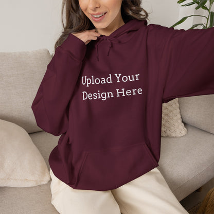 Felpa con cappuccio donna personalizzabile – Modello B