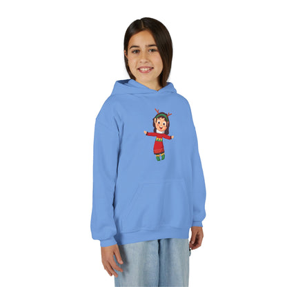 Felpa con cappuccio Mini Elfo di Natale