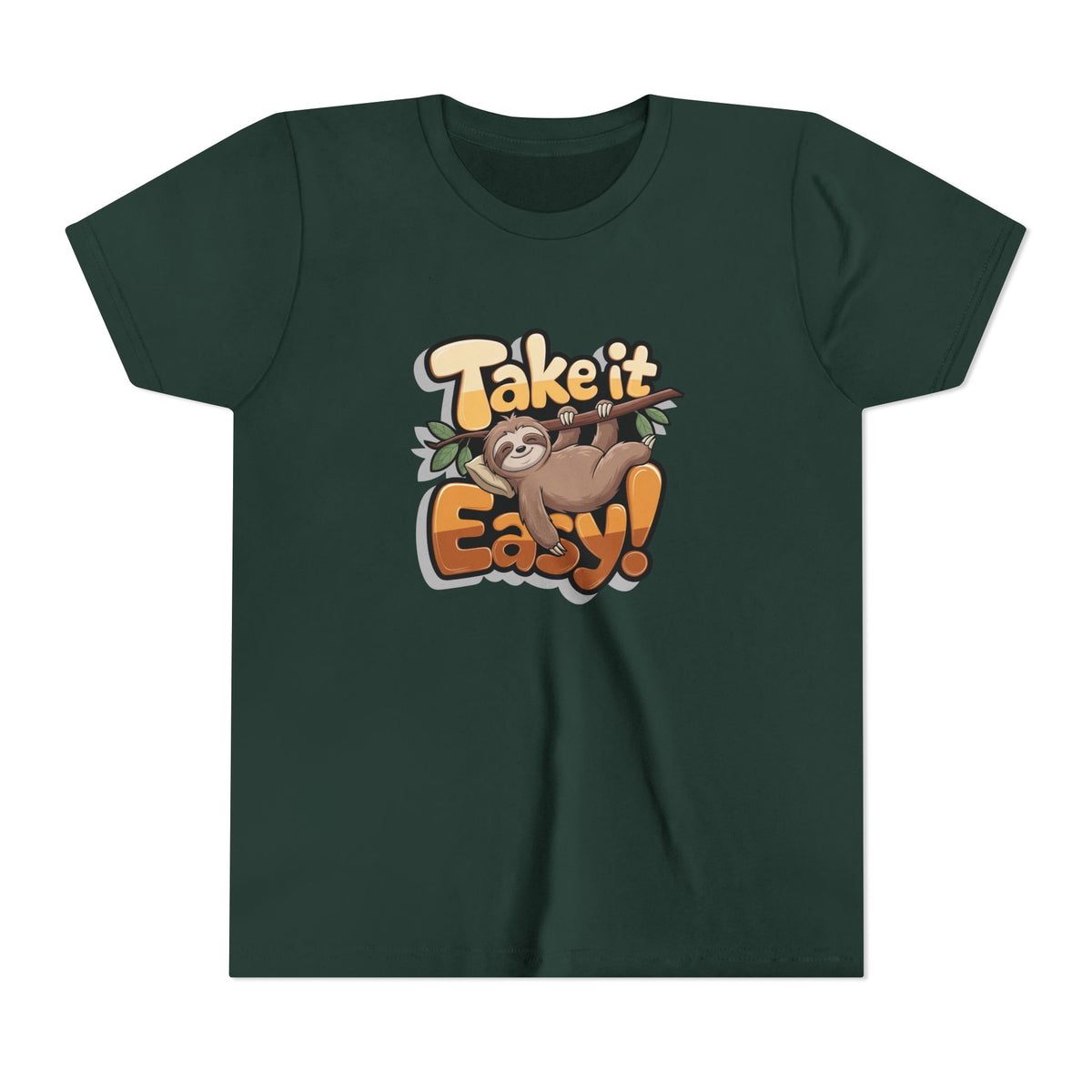 T-shirt scura bambini «Take It Easy»
