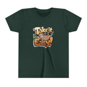 T-shirt scura bambini «Take It Easy»