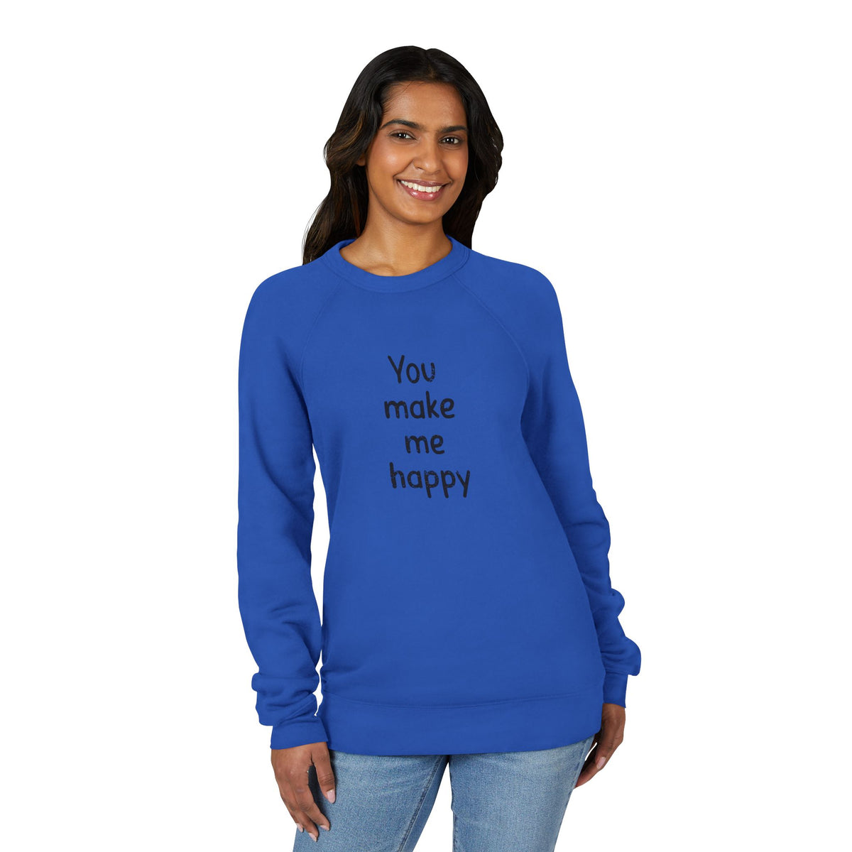 Felpa donna «You Make Me Happy»