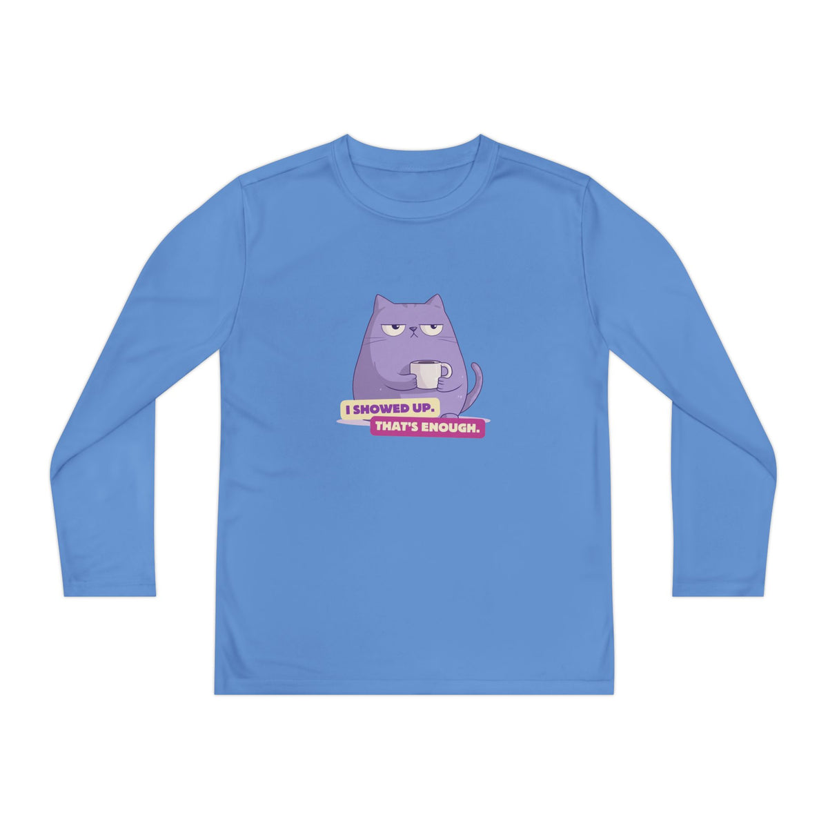 Maglia maniche lunghe ragazzi «I Showed Up»