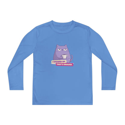 Maglia maniche lunghe ragazzi «I Showed Up»