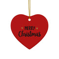 Decorazione in ceramica con cuore – Buon Natale