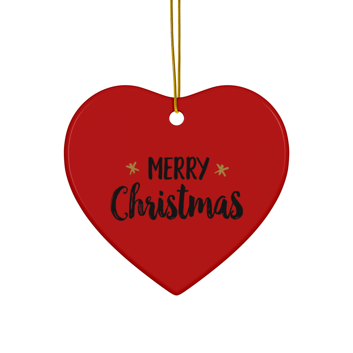 Decorazione in ceramica con cuore – Buon Natale