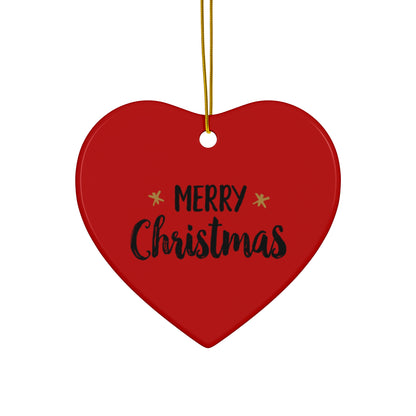 Decorazione in ceramica con cuore – Buon Natale