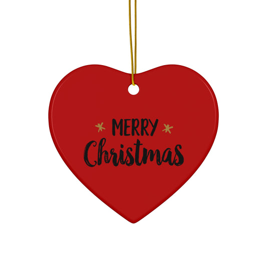 Ornamento in ceramica Buon Natale Amore