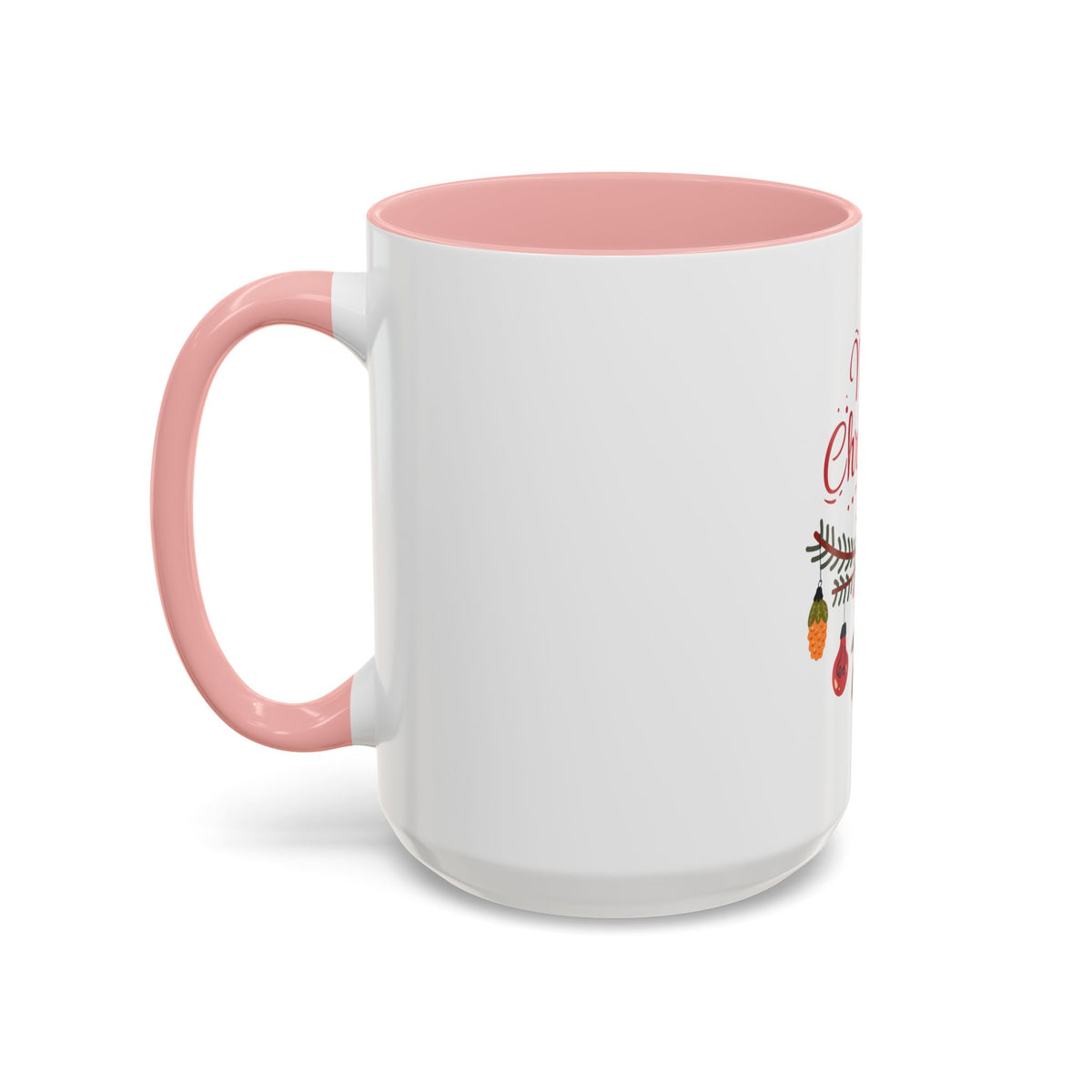 Tazza da caffè natalizia con scarabocchi