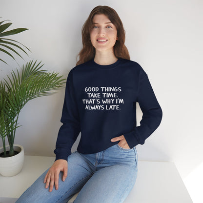 Felpa donna «The Late Excuse»