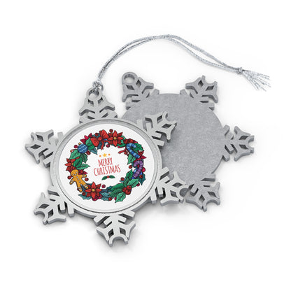 Decorazione natalizia a forma di anello festivo