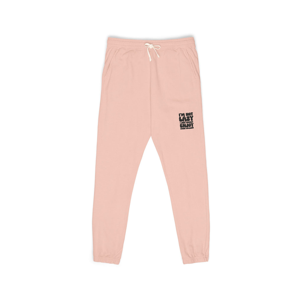 Pantaloni streetwear in felpa Pigro ma Motivato