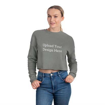 Felpa crop donna personalizzabile – Modello B