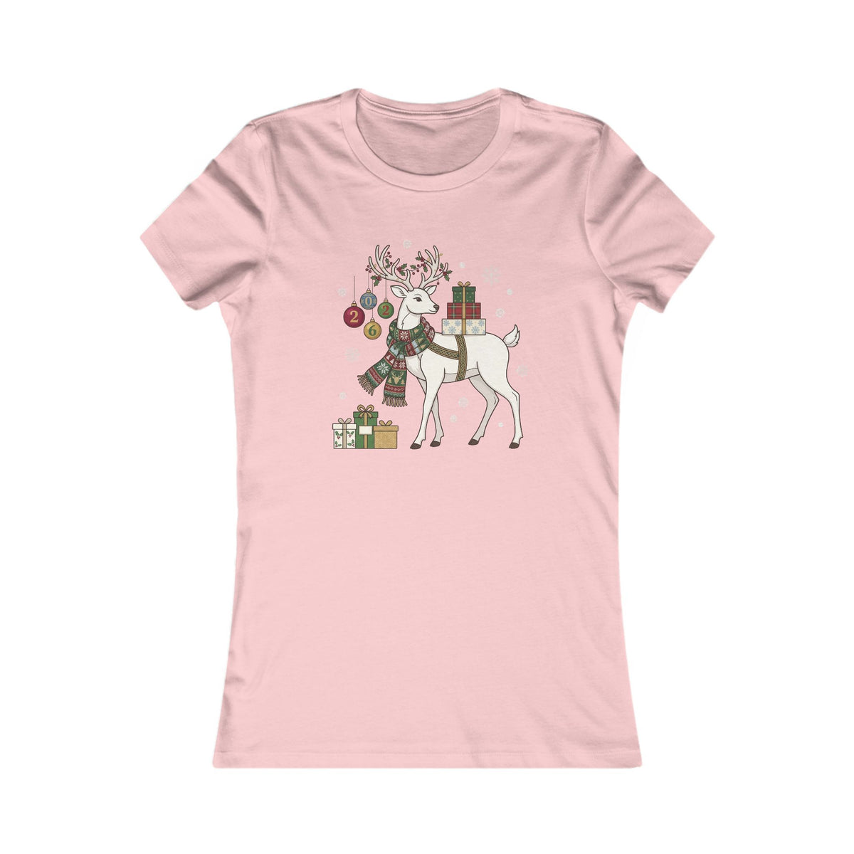 T-shirt donna – Renna di Natale
