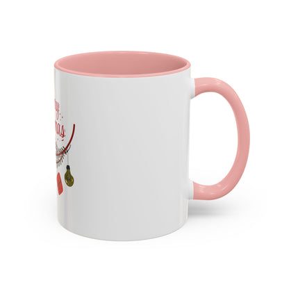 Tazza da caffè natalizia con scarabocchi