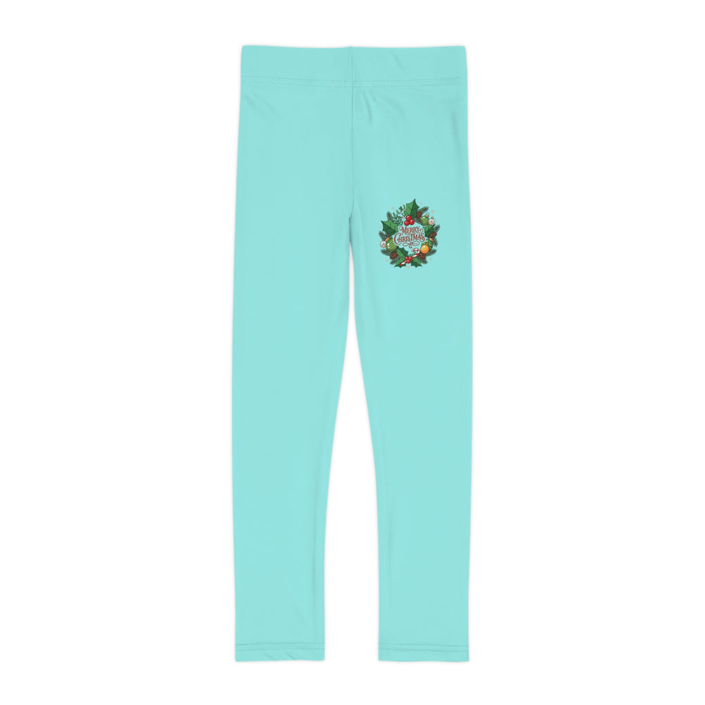 Leggings per bambini Merry Garland Aqua