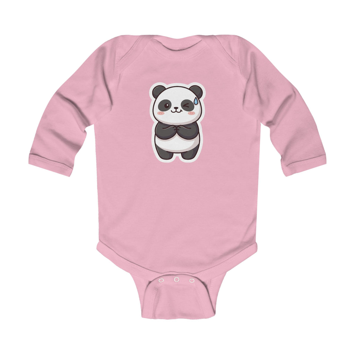 Body neonato maniche lunghe «Panda»