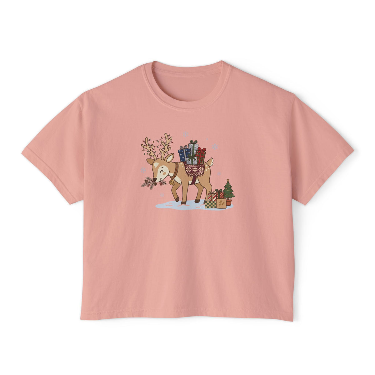 T-shirt Boxy Festive Courier