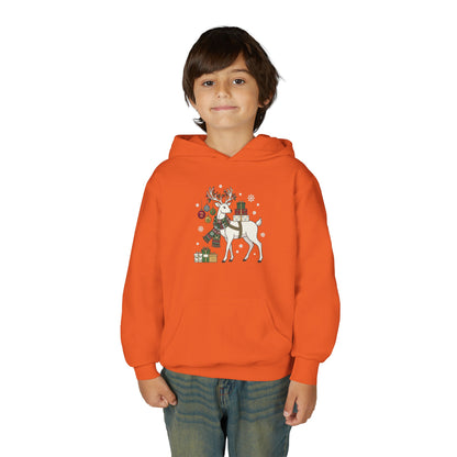 Felpa con cappuccio elfo bambini – Renna di Natale