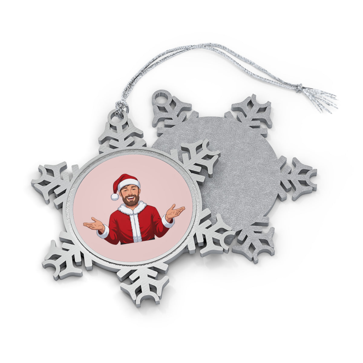 Decorazione natalizia di Babbo Natale allegro