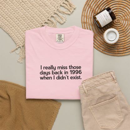 T-shirt uomo tinta in capo «Nostalgic Void»