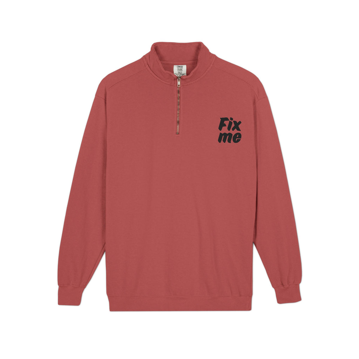 Felpa con mezza zip Aggiustami