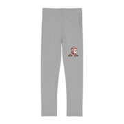 Leggings grigi bambini – Babbo Natale a Cavalluccio