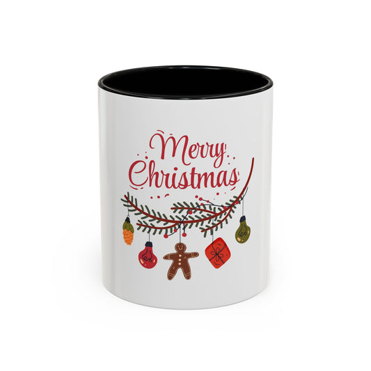 Tazza da caffè natalizia con scarabocchi