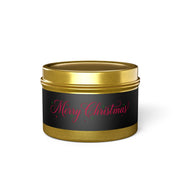 Set 3 candele in latta Buon Natale