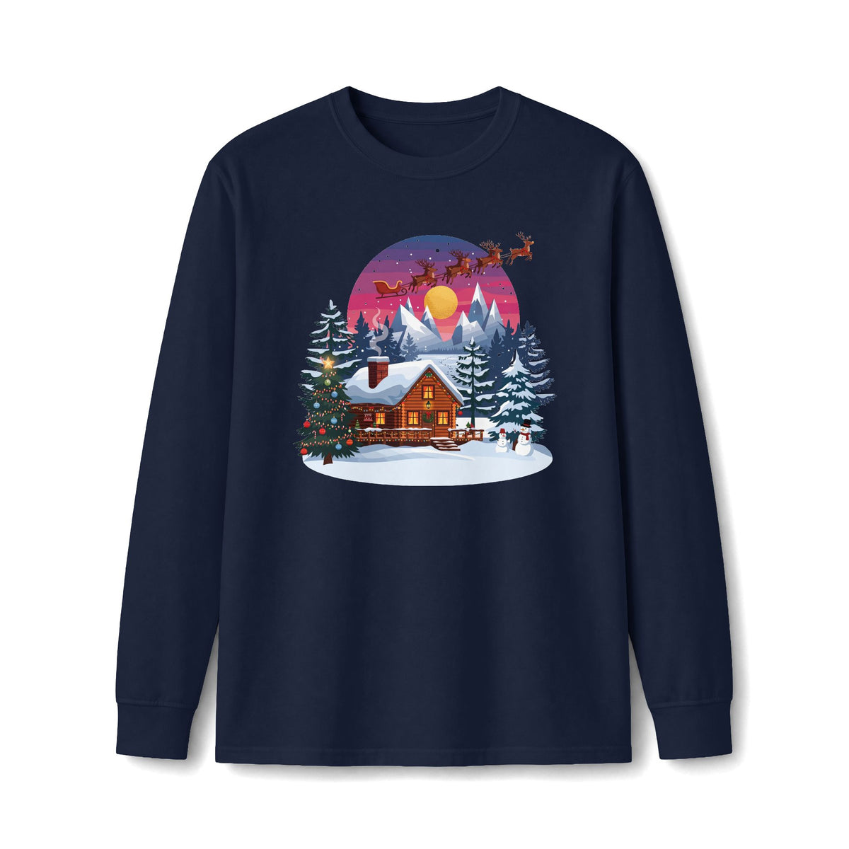 Maglia a maniche lunghe uomo – Volo di Mezzanotte