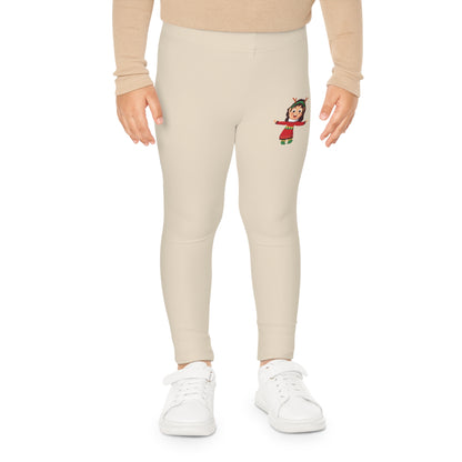 Leggings per bambini Merry Mini color beige chiaro