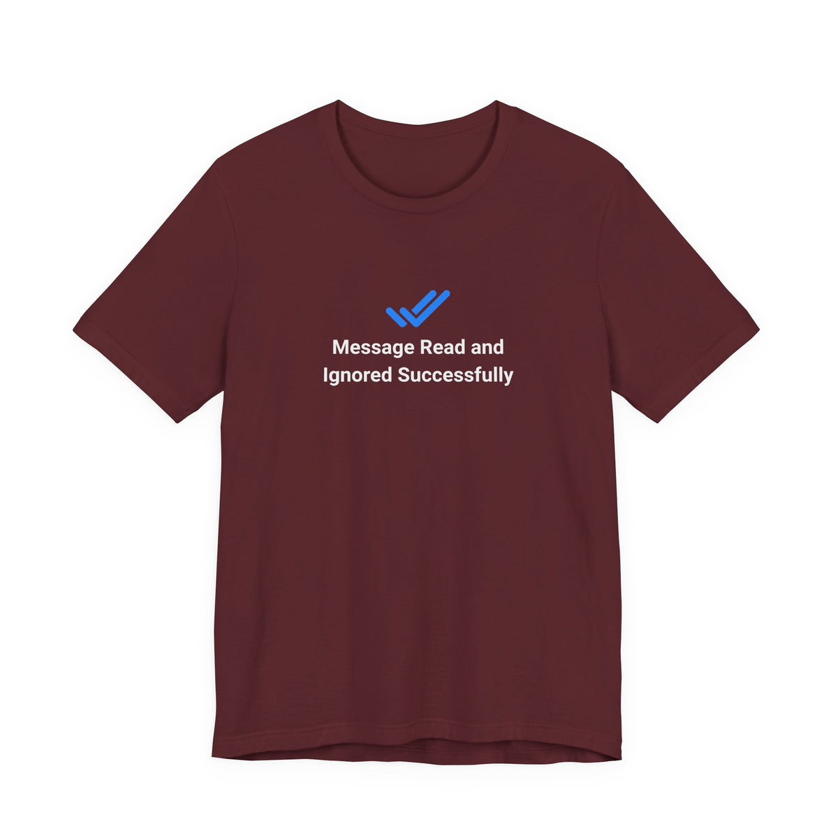 T-shirt uomo grafica scura «Ignored»