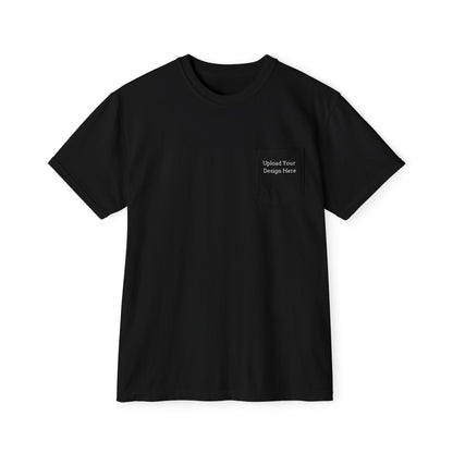 T-shirt uomo con taschino personalizzabile – colori scuri