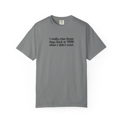 T-shirt uomo tinta in capo «Nostalgic Void»