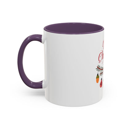 Tazza da caffè natalizia con scarabocchi