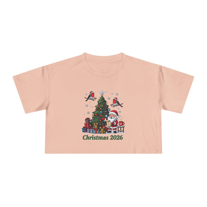 T-shirt crop donna – Natale 2026