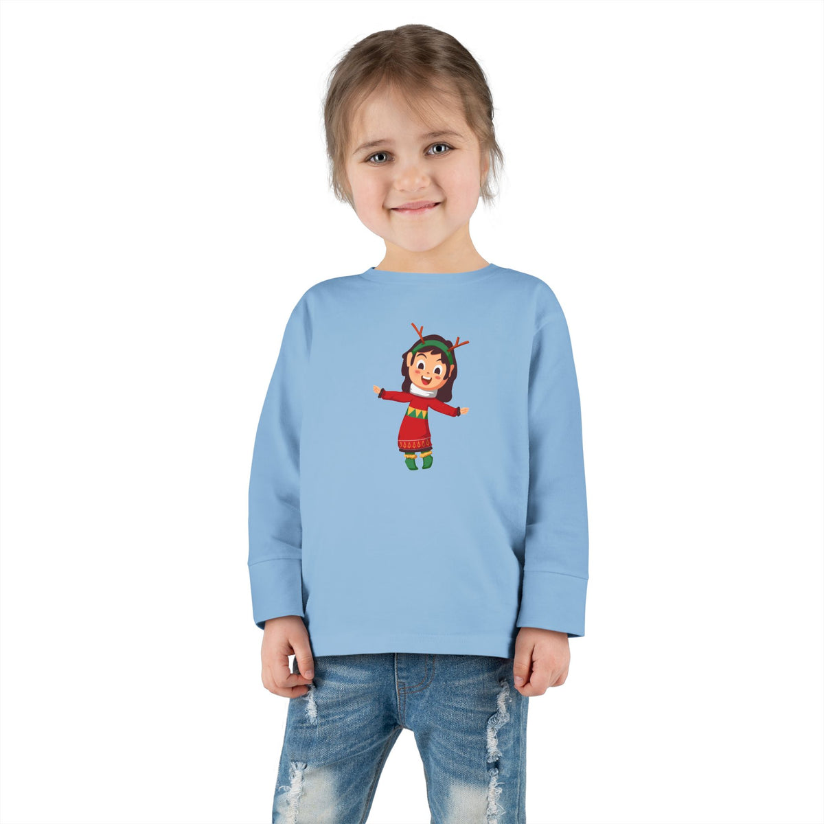 T-shirt a maniche lunghe Merry Mini per bimbi piccoli
