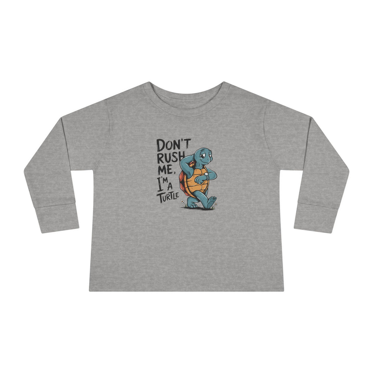 Maglia maniche lunghe bimbi piccoli «I'm Turtle»
