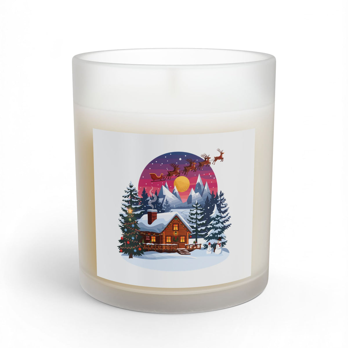Candela in vetro Midnight Flight