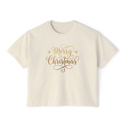 T-shirt boxy donna – Buon Natale Design 2