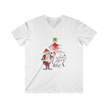 T-shirt scollo a V uomo – Saluti Natalizi