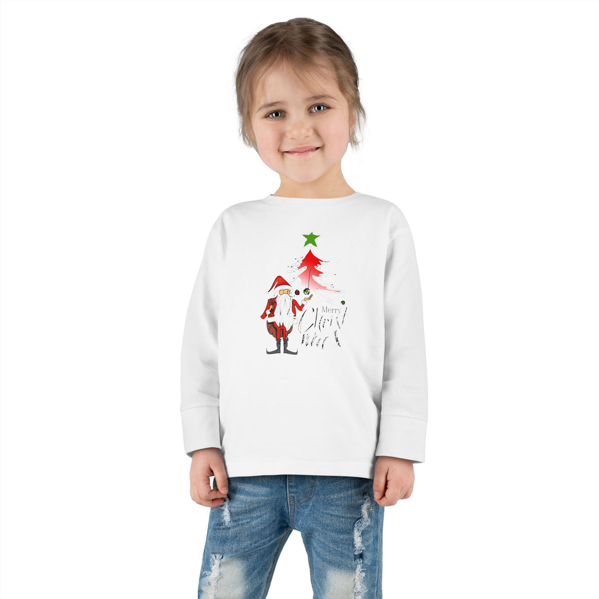 Maglietta a maniche lunghe per bambini Merry Greet