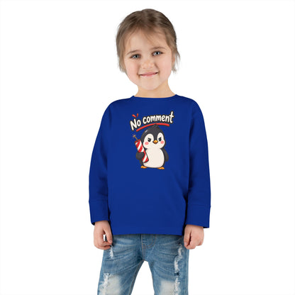 Maglia maniche lunghe bimbi piccoli «No Comments»