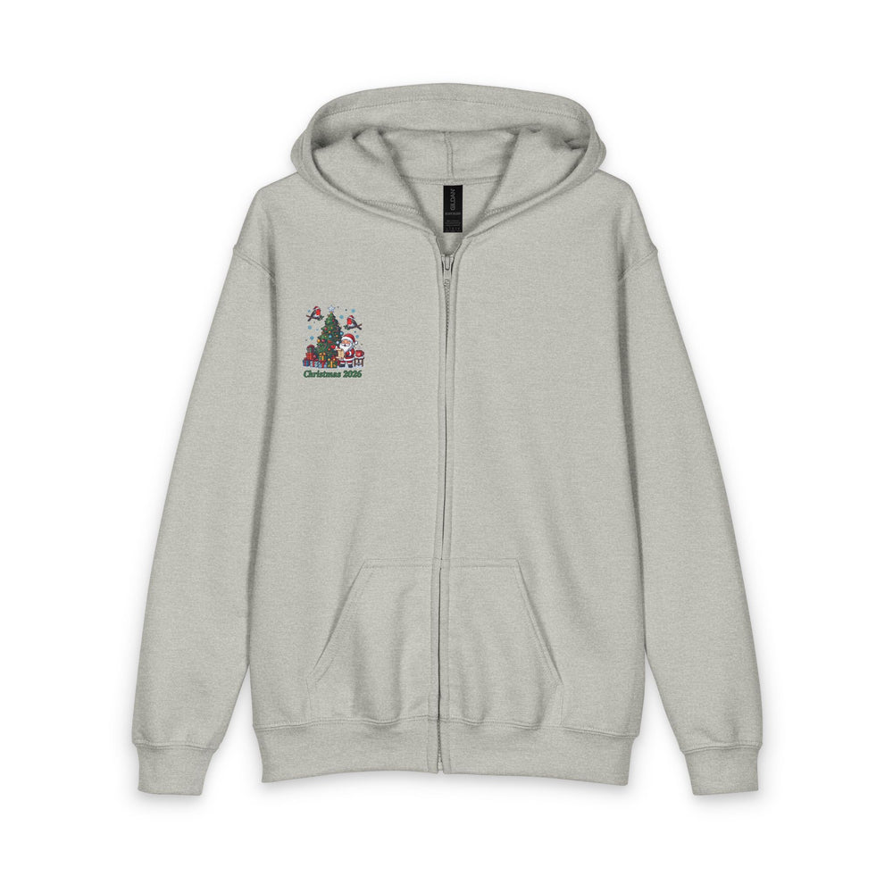 Felpa con zip Natale 202 6