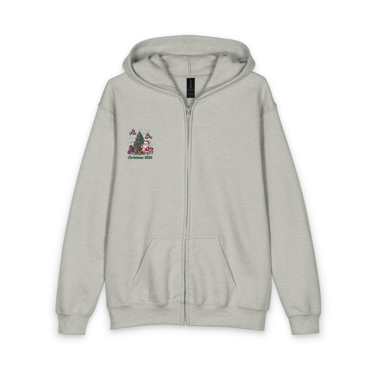 Felpa con zip Natale 202 6