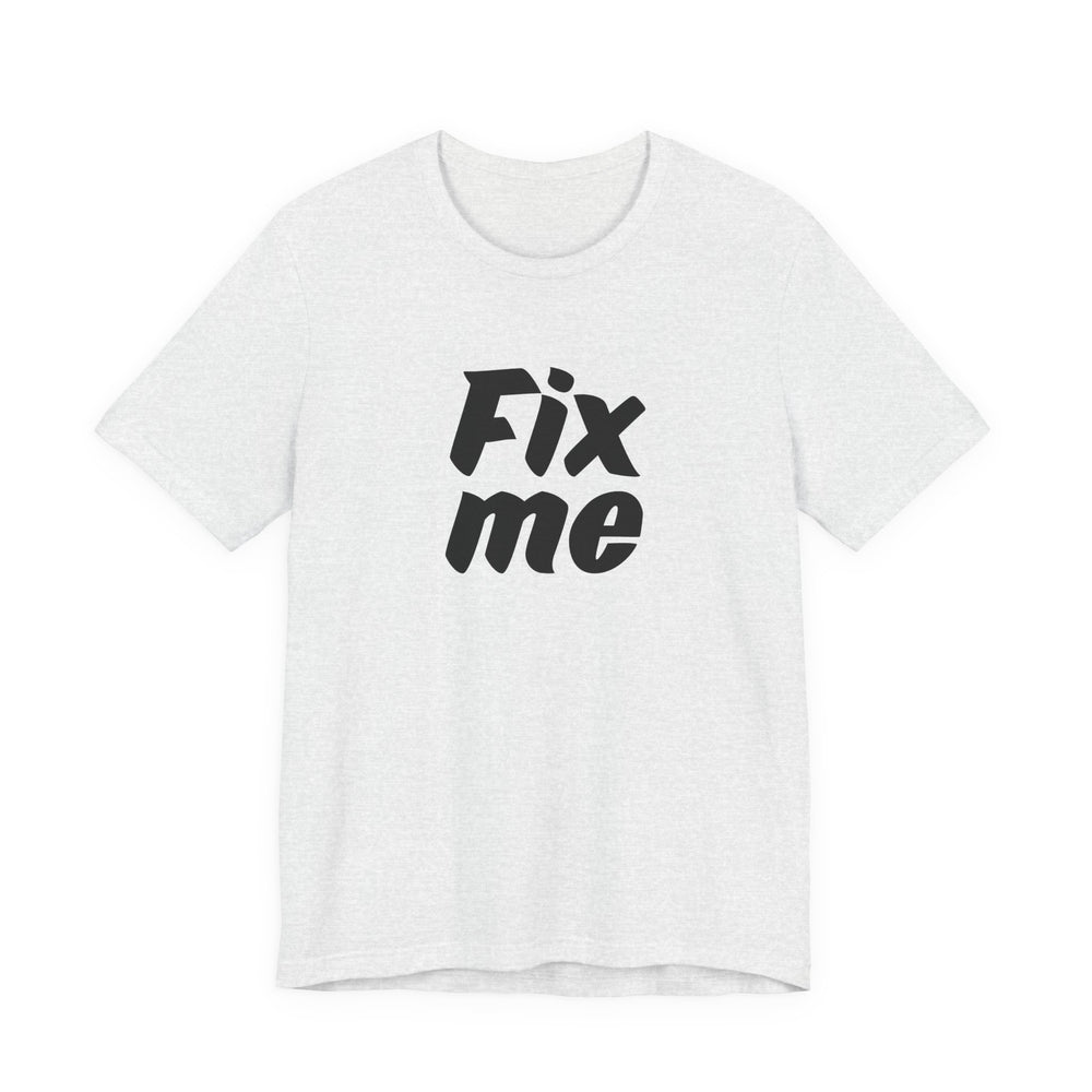 T-shirt uomo con grafica personalizzata Aggiustami