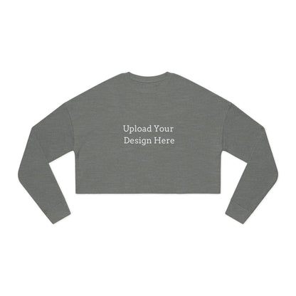 Felpa crop donna personalizzabile – Modello B