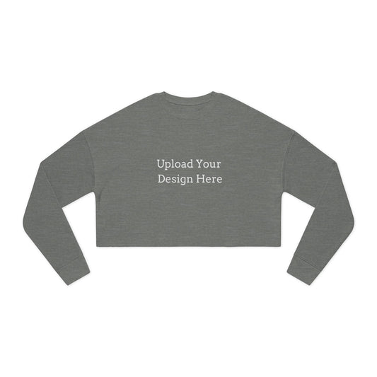 Felpa crop donna personalizzabile – Modello B