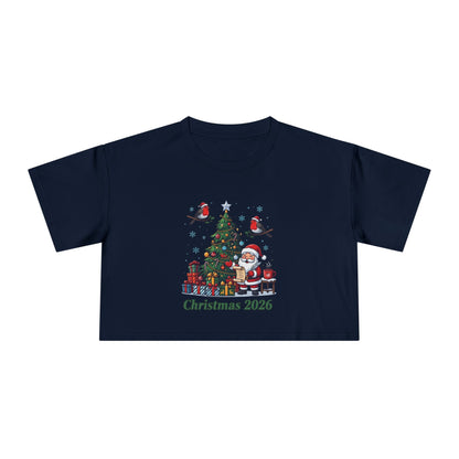 T-shirt crop donna – Natale 2026